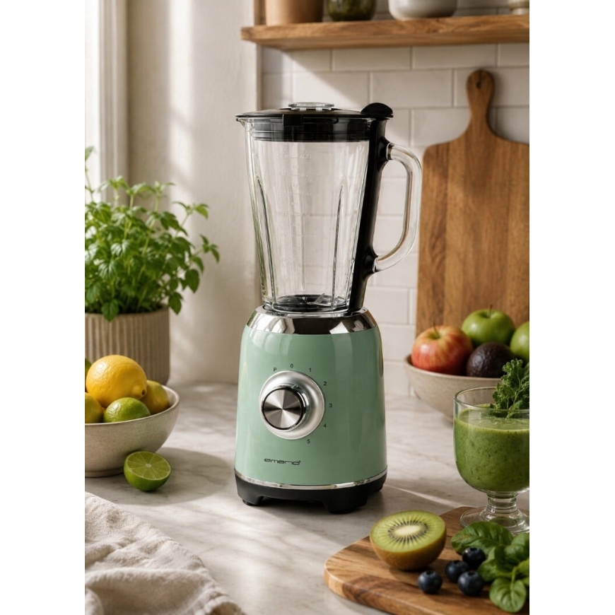 Emerio retro blender, roheline – 4