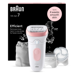 Braun Silk-épil 7 7-060 40 pincetai Rožinė, Balta