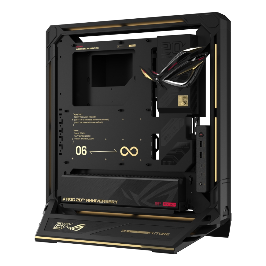 ASUS ROG GR20 Edition 20 Midi Tower Kulta, Musta – 2