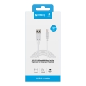 Sandberg 502-78 USB-kaabel USB 2.0 180 m USB A USB B 0,48 Gbit/s Valge Sandberg 502-78 USB-kaabel USB 2.0 180 m USB A USB B 0,48 Gbit/s Valge