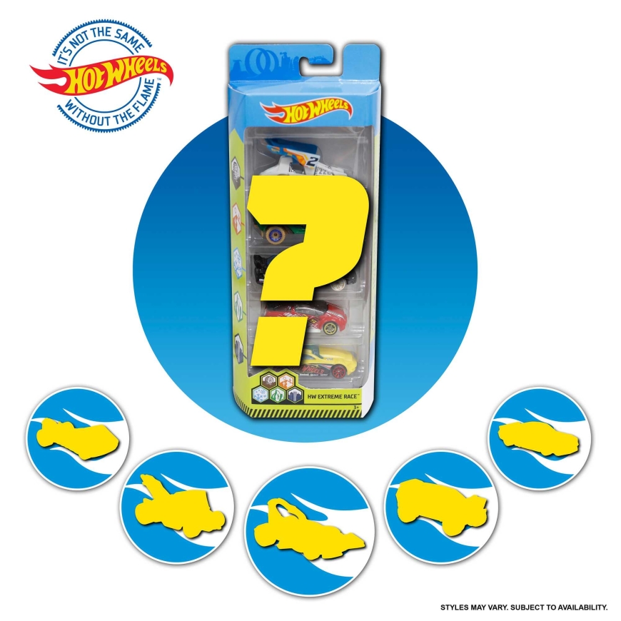 Hot Wheels 5-Car Pack Assortment – 2