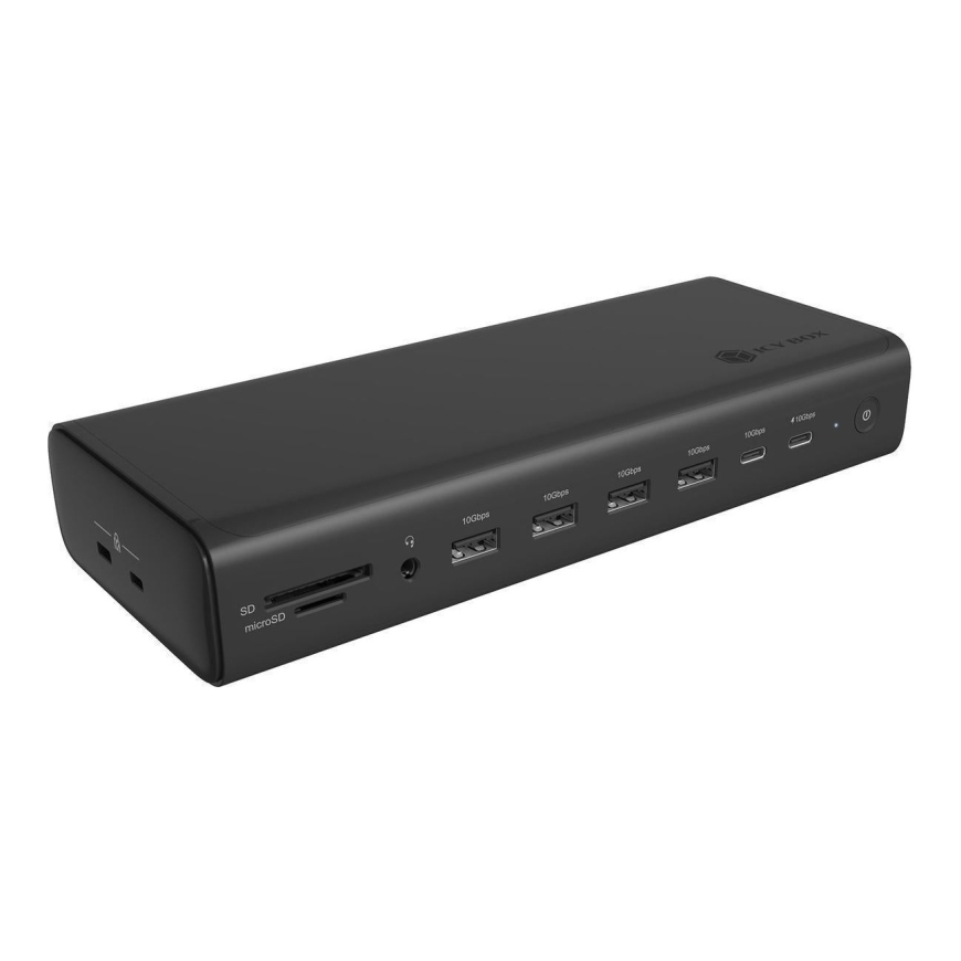 ICY BOX DockingStation 17-in-1, six video output – 2