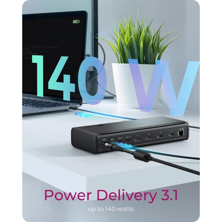 ICY BOX DockingStation 17-in-1, six video output – 5