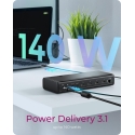 ICY BOX DockingStation 17-in-1, six video output ICY BOX DockingStation 17-in-1, six video output