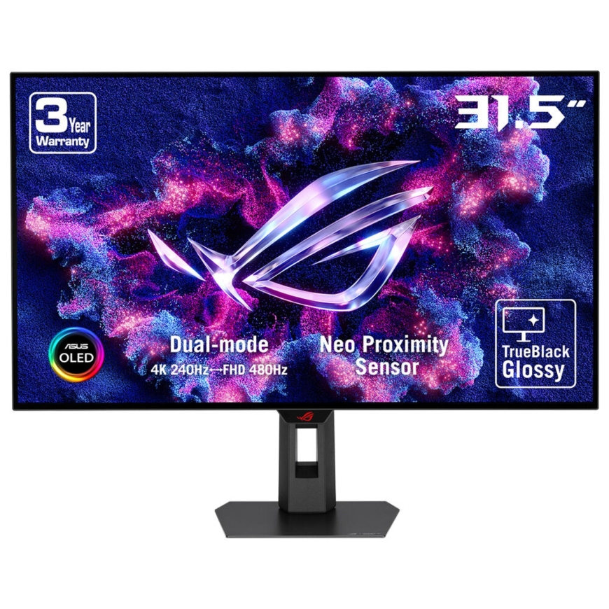 ASUS ROG Strix XG32UCWMG монитор для ПК 80 cm (31.5") 3840 x 2160 пикселей 4K Ultra HD OLED Черный