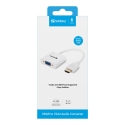 Sandberg 508-77 video kabeļu aksesuārs 0 m HDMI Type A (Standard) VGA (D-Sub) + 3.5mm Balts Sandberg 508-77 video kabeļu aksesuārs 0 m HDMI Type A (Standard) VGA (D-Sub) + 3.5mm Balts