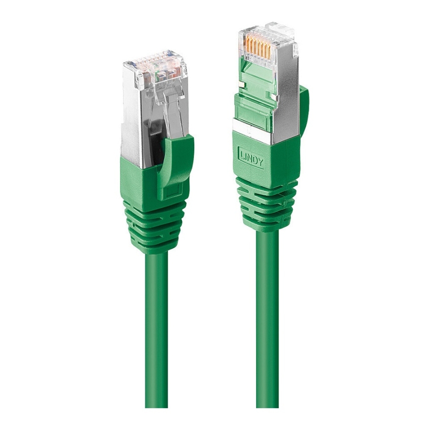 Lindy 47677 networking cable Green 1 m Cat6a S/FTP (S-STP) Round