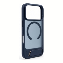 Apple iPhone 18 Pro kummist kaetud MagSafe hoidik sinine.