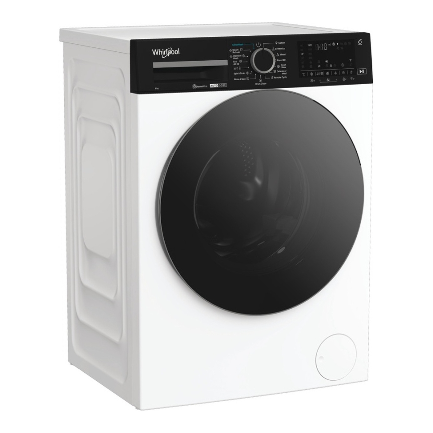 Whirlpool WPM 87W ADS EE washing machine Front-load 8 kg 1351 RPM Black, White – 2
