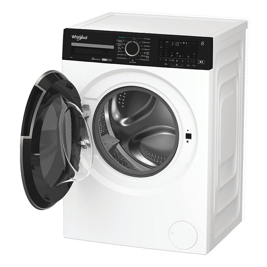 Whirlpool WPM 87W ADS EE washing machine Front-load 8 kg 1351 RPM Black, White – 4