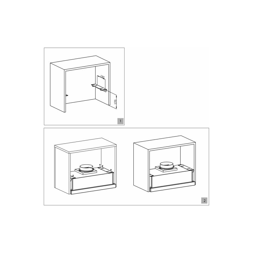 Thermex Flex 600 mm gaisa ventilators ar savu motoru, balts – 2