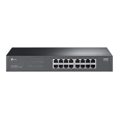 TP-Link LS1016G tinklo komutatorius Ne-valdomas Gigabit Ethernet (10/100/1000) Juoda