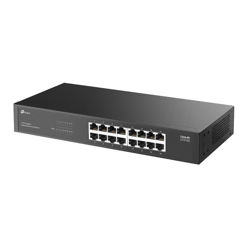 TP-Link LS1016G сетевой коммутатор Неуправляемый Gigabit Ethernet (10/100/1000) Черный – 3