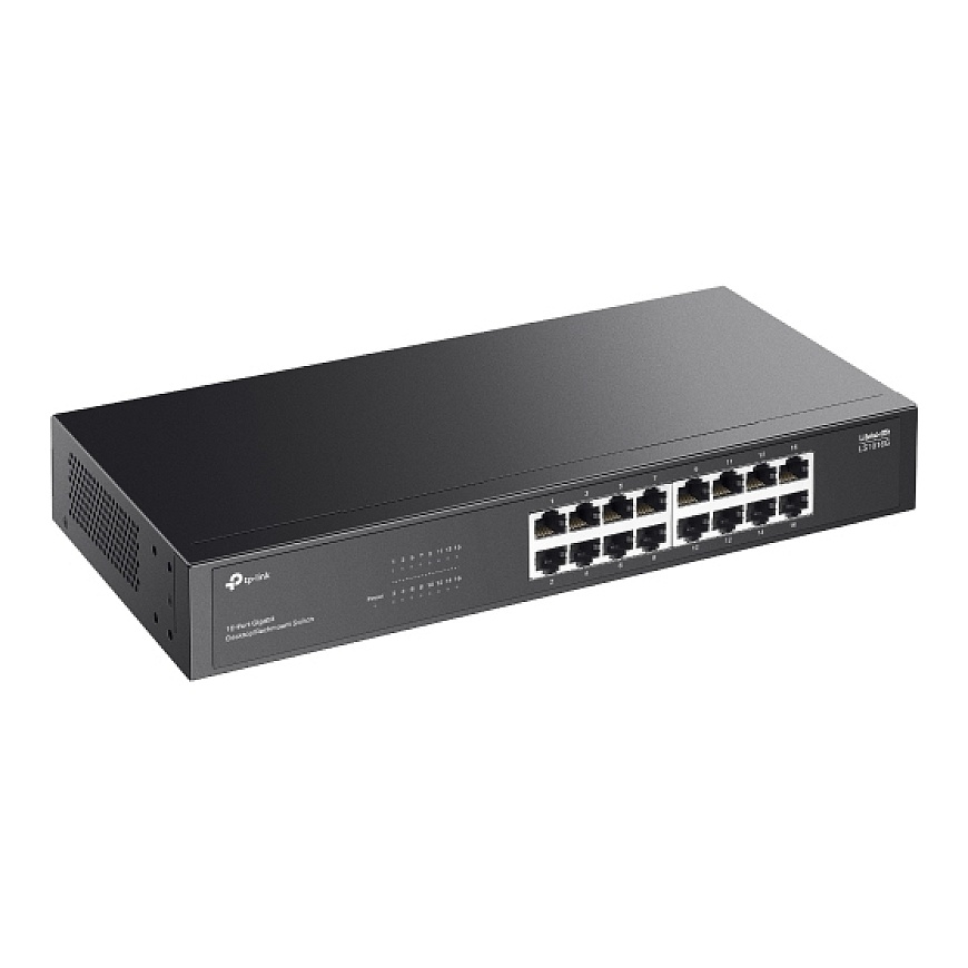 TP-Link LS1016G verkkokytkin Hallitsematon Gigabit Ethernet (10/100/1000) Musta – 4