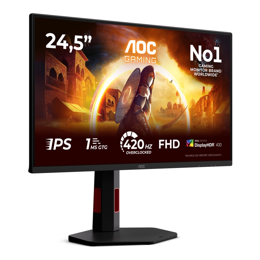 AOC G4 25G4KUR монитор для ПК 62,2 cm (24.5") 1920 x 1080 пикселей Full HD LED Черный, Красный – 2