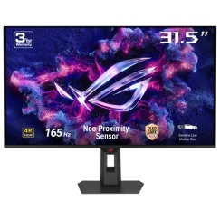 ASUS ROG Strix OLED XG32UCDS tietokoneen litteä näyttö 80 cm (31.5") 3840 x 2160 pikseliä 4K Ultra HD QD-OLED Musta