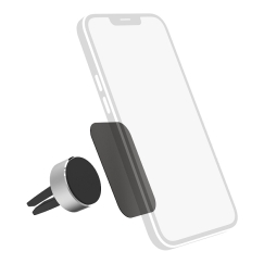 Hama Magnet Alu Passive holder Mobile phone/Smartphone Black, Metallic