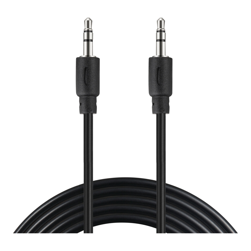 Sandberg 501-24 audio kabelis 200 m 3.5mm TRS Melns