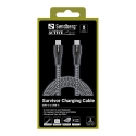 Sandberg 441-67 USB кабель USB 2.0 200 m USB C 100 W Черный, Белый Sandberg 441-67 USB кабель USB 2.0 200 m USB C 100 W Черный, Белый