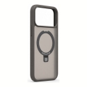 Чехол Apple iPhone 18 Pro Shield с MagSafe и подставкой, матовое кольцо, дымчатый серый Чехол Apple iPhone 18 Pro Shield с MagSafe и подставкой, матовое кольцо, дымчатый серый