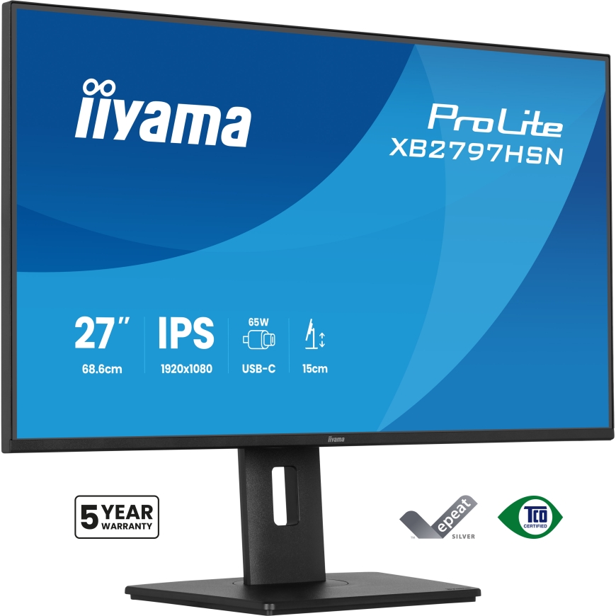 iiyama ProLite XB2797HSN-B1 kompiuterio monitorius 68,6 cm (27") 1920 x 1080 pikseliai „Full HD“ LCD