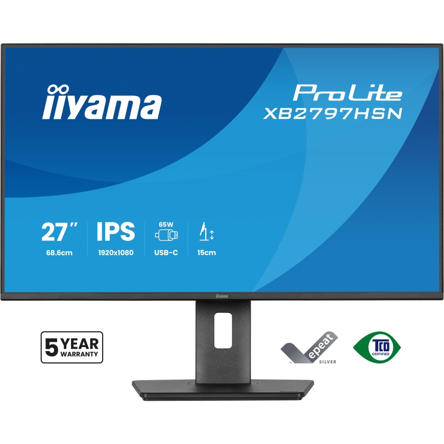iiyama ProLite XB2797HSN-B1 kompiuterio monitorius 68,6 cm (27") 1920 x 1080 pikseliai „Full HD“ LCD – 2