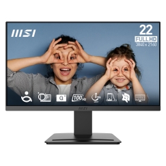 MSI PRO MP223 E2 kompiuterio monitorius 54,5 cm (21.4") 1920 x 1080 pikseliai „Full HD“ LED Juoda