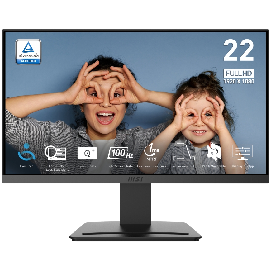 MSI PRO MP223 E2 computer monitor 54.5 cm (21.4") 1920 x 1080 pixels Full HD LED Black – 4