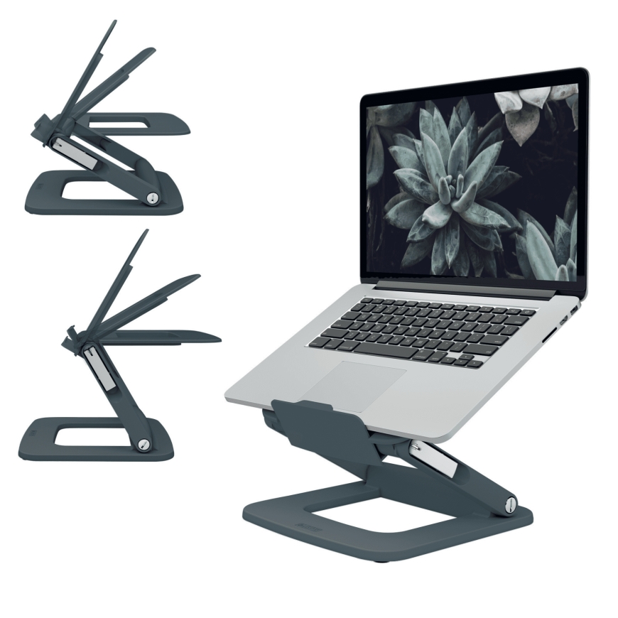 Leitz Ergo Adjustable Multi-Angle Laptop Stand, 80% recycled plastic – 4