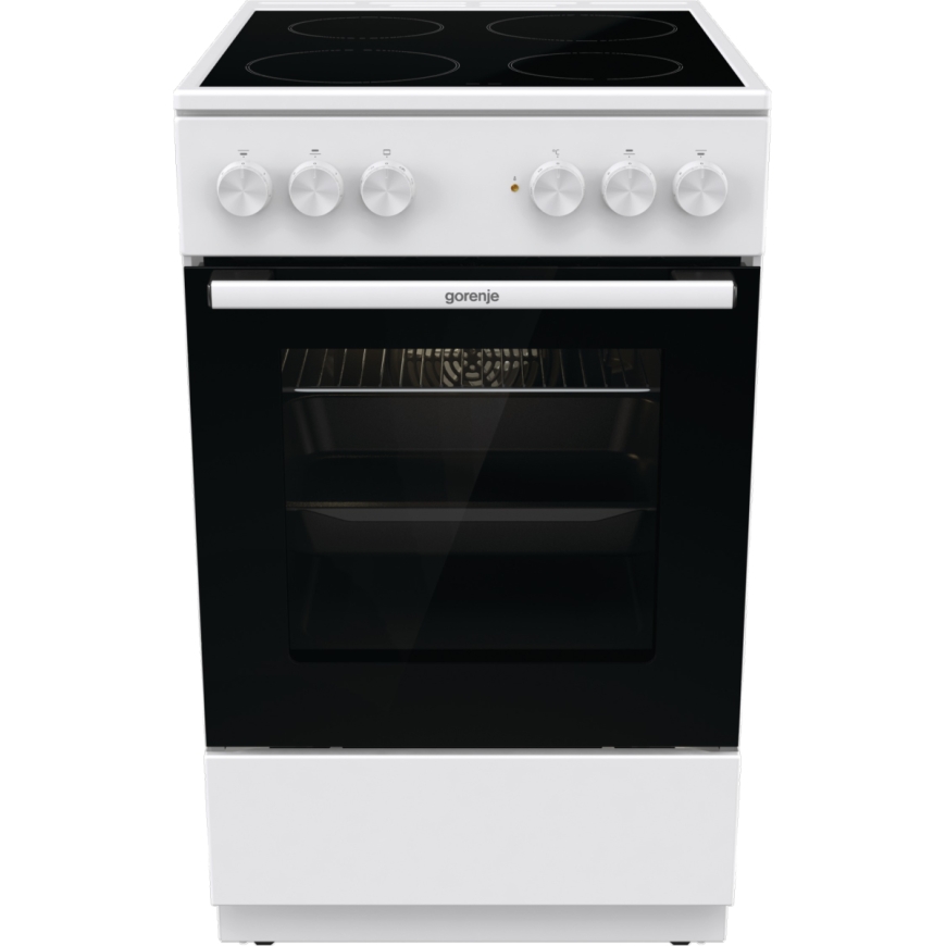 Gorenje GEC5A41WG Vapaasti seisova liesi Sähkö Keraaminen Valkoinen