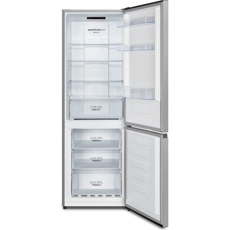 Gorenje NRK6182PS4 Brīvi novietots 292 L Pelēks – 2