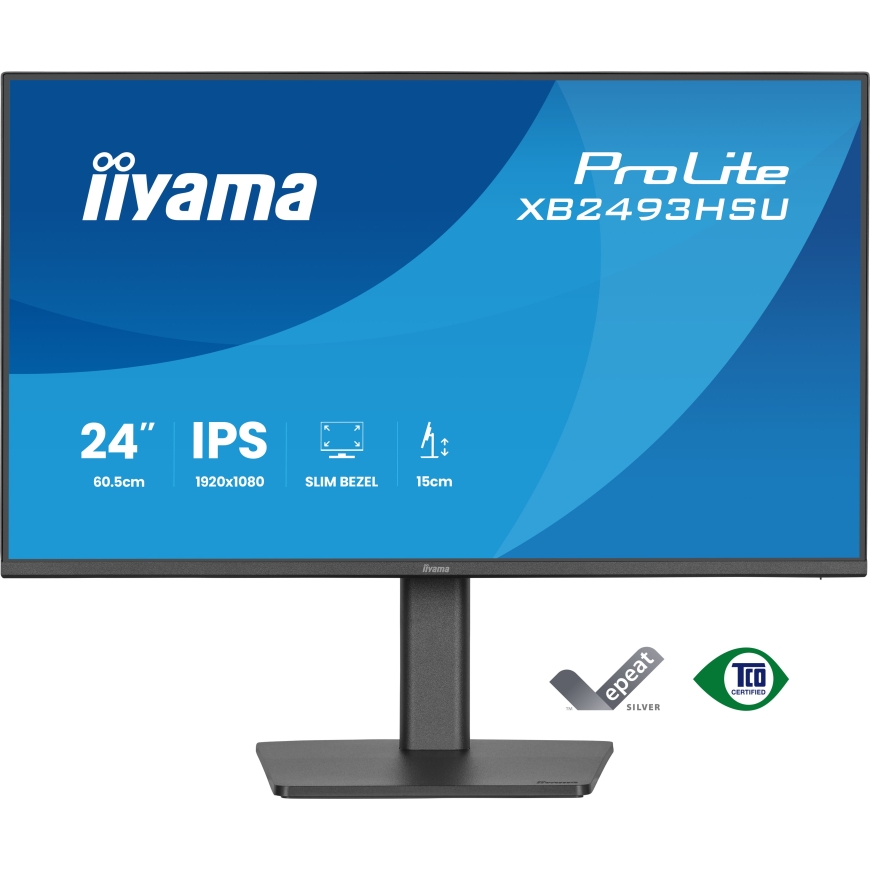 iiyama ProLite XB2493HSU-B1 монитор для ПК 60,5 cm (23.8") 1920 x 1080 пикселей Full HD LED Черный – 2