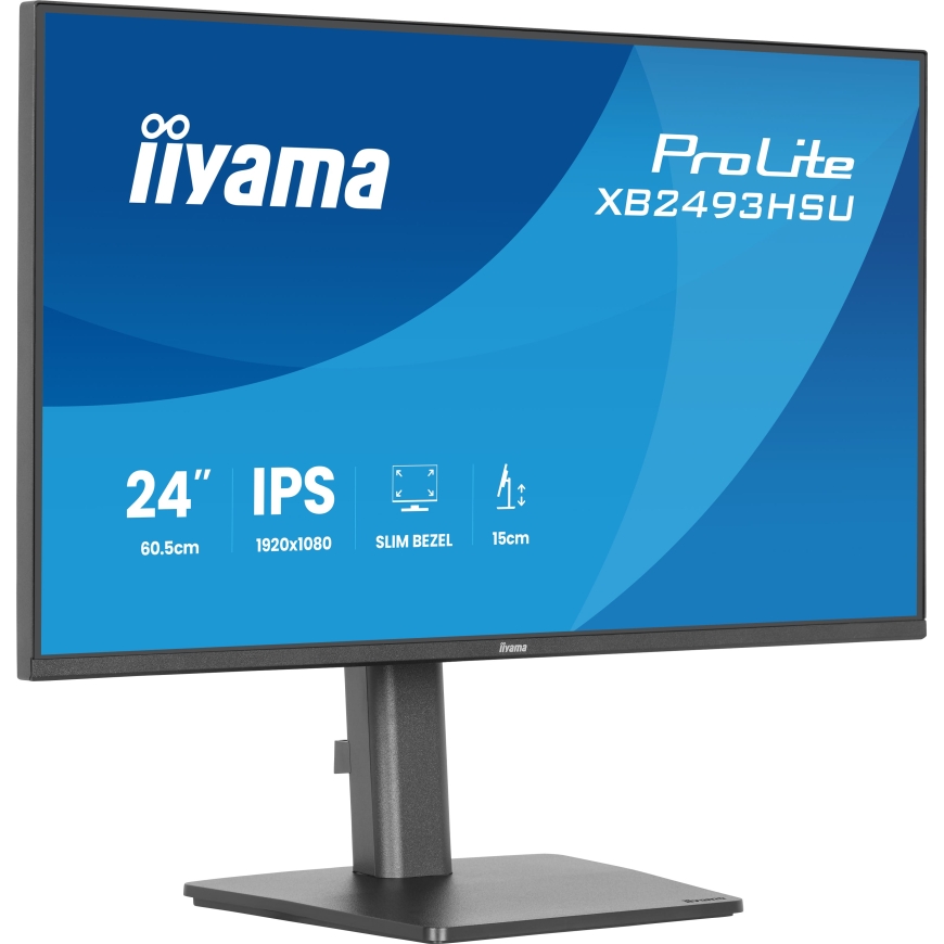 iiyama ProLite XB2493HSU-B1 kompiuterio monitorius 60,5 cm (23.8") 1920 x 1080 pikseliai „Full HD“ L – 5