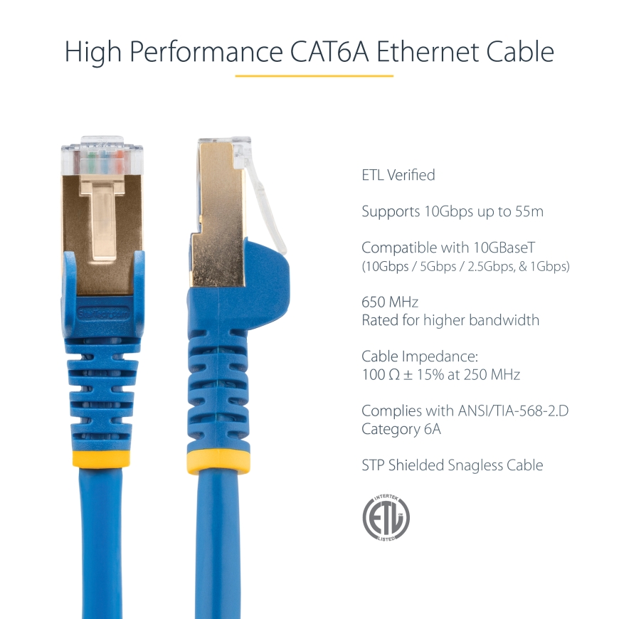 StarTech.com 6ASPAT2MBL networking cable – 5