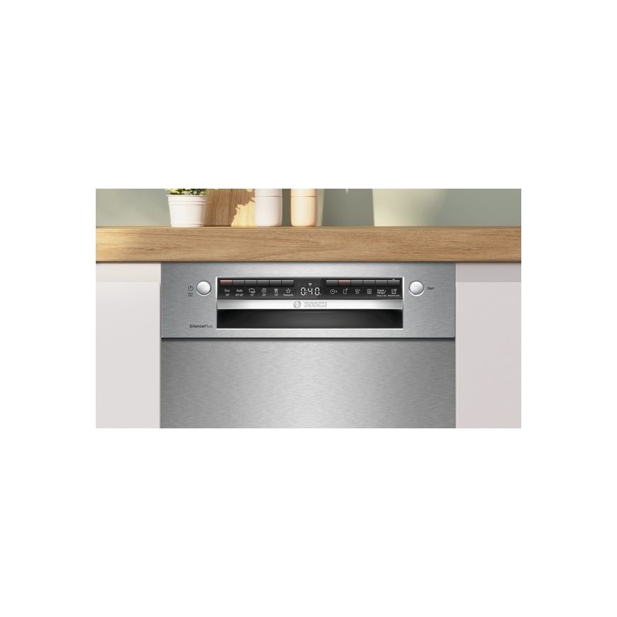 Bosch SPU4HMS13E Serie 4 trauku mazgājamā mašīna, matēta tērauds – 2