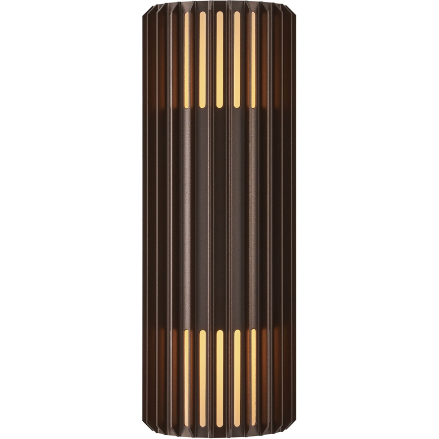 Nordlux Aludra Seaside Double sienas lampa, brūna – 3