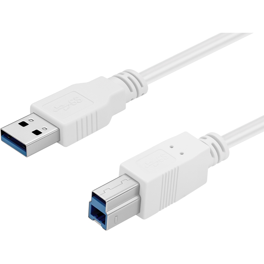 Sandberg 509-23 USB kabelis USB 3.2 Gen 1 (3.1 Gen 1) 0 m USB A USB B 5 Gbit/s Balts – 2