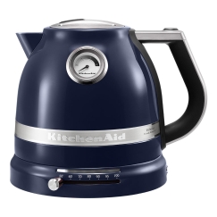 KitchenAid 5KEK1522EIB elektriskās tējkanna 1,5 L 2400 W Melns, Zils, Nerūsējošs tērauds