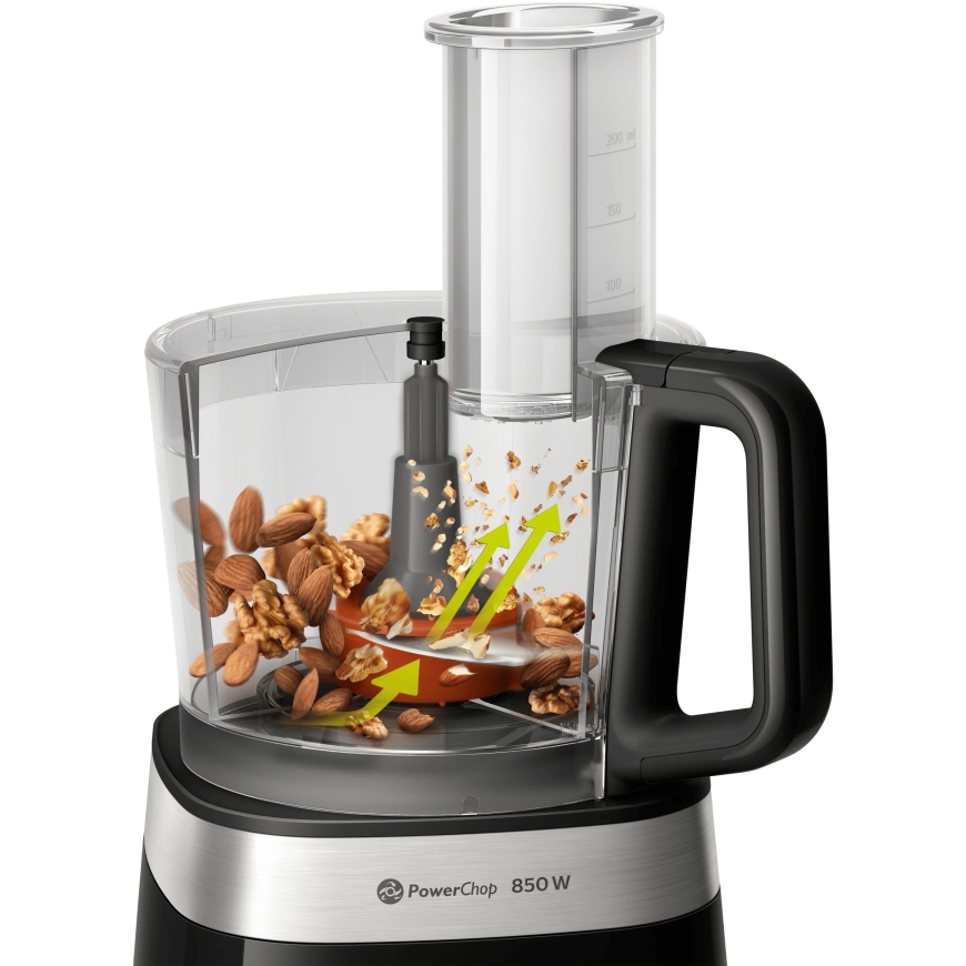 Philips Viva Collection „Viva“ kolekcijos HR7530/10 kompaktiškas virtuvinis kombainas – 4