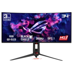 ASUS ROG Swift OLED PG34WCDN monitori 86,4 cm (34") 3440 x 1440 pikseļi Wide Quad HD QD-OLED Melns