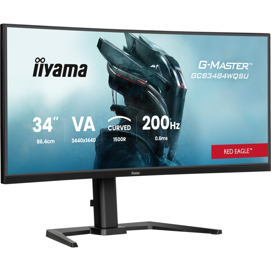 iiyama G-MASTER GCB3484WQSU-B2 monitori 86,4 cm (34") 3440 x 1440 pikseļi UltraWide Quad HD LCD Meln – 2