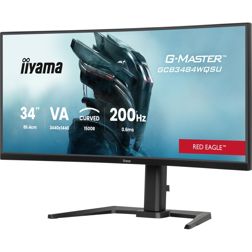 iiyama G-MASTER GCB3484WQSU-B2 computer monitor 86.4 cm (34") 3440 x 1440 pixels UltraWide Quad HD L – 4