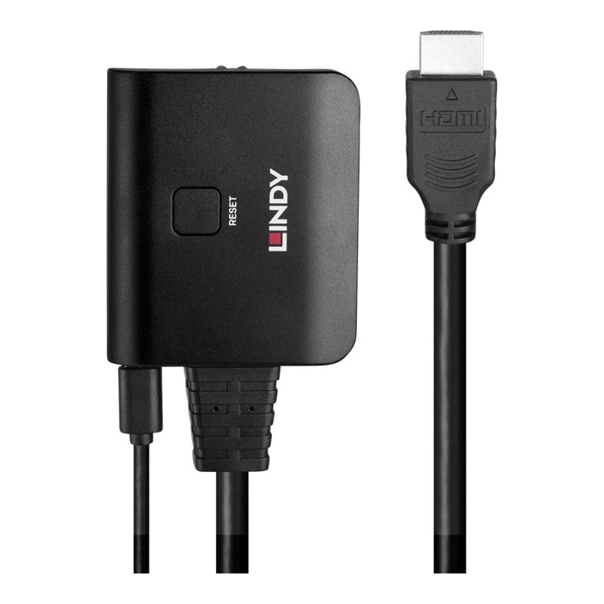 Lindy 2 Port HDMI 4K60 Splitter Cable – 3