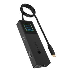 ICY BOX Spade Dock 4038 Juhtmega ühendatud USB 3.2 Gen 2 (3.1 Gen 2) Type-C Must