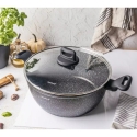 Кастрюля, черный мрамор, Ø28cm, 5.71L, KB 7672, Klausberg Кастрюля, черный мрамор, Ø28cm, 5.71L, KB 7672, Klausberg