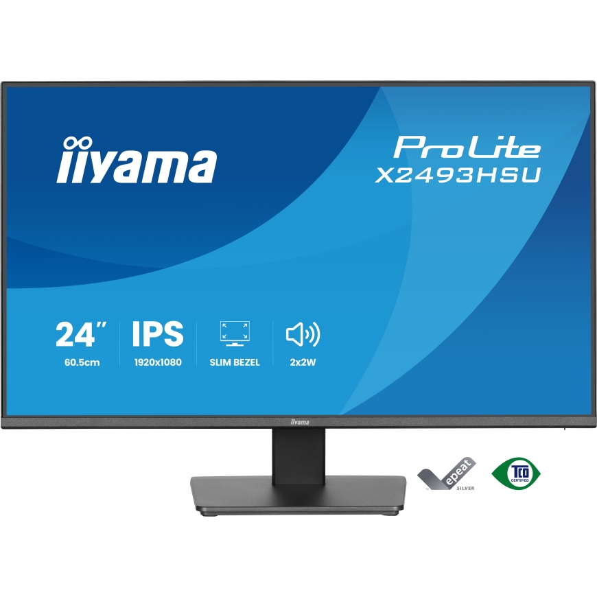 iiyama ProLite X2493HSU-B1 monitori 60,5 cm (23.8") 1920 x 1080 pikseļi Full HD LED Melns – 2
