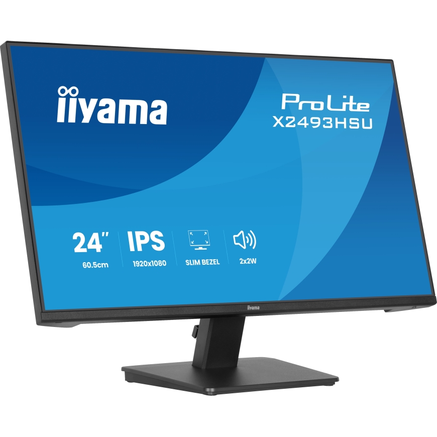 iiyama ProLite X2493HSU-B1 monitori 60,5 cm (23.8") 1920 x 1080 pikseļi Full HD LED Melns – 5