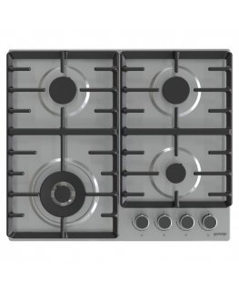 Kaitlentė Gorenje Hob GW642ABX Gas, Number of burners/cooking zones 4, Mechanical, Nerūdijantis plienas