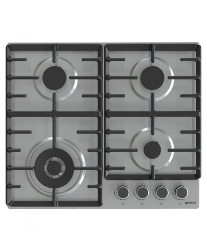 Gorenje Hob GW642ABX Gas, Number of burners/cooking zones 4