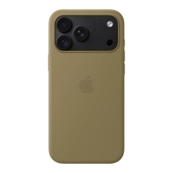 iPhone 18 Pro Max silikoonkaitse MagSafe'iga - oliiviroheline